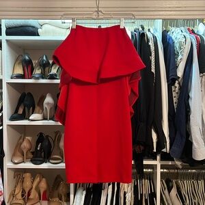 Forever 21 strapless flare dress, size small